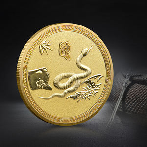 2024 용의 해 금과 실버 조디악 기념품 선물 기념 동전 - Product Image 2