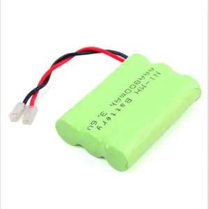 Ni-MHバッテリー充電式3.6V AAA800Mahバッテリーパック中国サプライヤー