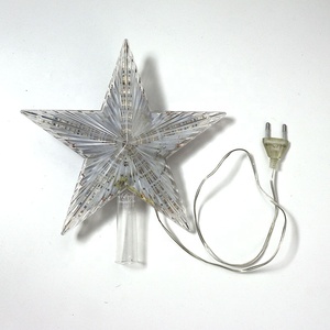 Stella A cinque Punte Colorata Che Cambia Albero Di Natale Luminoso Decorazione Topper Stella Per La Festa del partito Ornamento luce della stella del led - Product Image 1