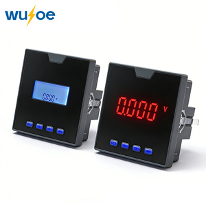 Voltmètre numérique intelligent monophasé LCD LED 96*96 pour armoire de contrôle industrielle avec RS485 - Product Image 1