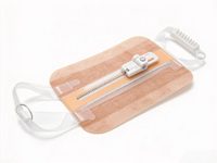 Dispositif de fermeture cutanée réglable sans suture, bande adhésive médicale sans aiguille avec languette de traction pour incision chirurgicale hospitalière