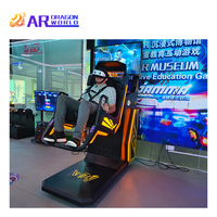 Experiencia real 720 Silla de realidad virtual 9D de simulación de vuelo giratoria de 360 grados para parques de atracciones interiores VR Rides
