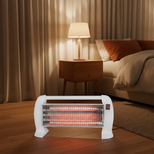 Calentador Eléctrico Infrarrojo Portátil de Tamaño Pequeño, 800W, Tubos de Cuarzo de Vidrio, 2 Ajustes de Calor, Interruptor de Seguridad Antivuelco, Certificado CE/ROHS - Product Image 6