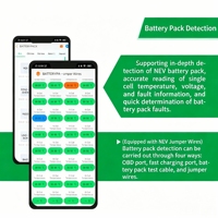 Herramienta de Diagnóstico Inalámbrica Bluetooth C80 EV para Vehículos Eléctricos y PHEV, Sistema Completo BMS, Detector de Voltaje y Temperatura de Celdas Individuales
