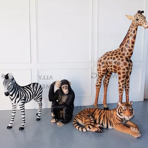 Decoración para Fiesta de Boda con Temática de Animales de Safari <span class=keywords><strong>2022</strong></span>, Accesorios de Animales Realistas, Estatua de Resina para Estudio Fotográfico de Bodas - Product Image 4