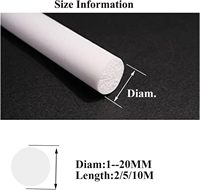 Bande d'étanchéité en mousse de Silicone carrée blanche souple bricolage fenêtre porte tuyau d'étanchéité Service de traitement personnalisable pour la découpe à la Machine