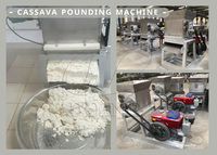 Machine de traitement du manioc unite de broyage et de rape a farine de manioc grinder