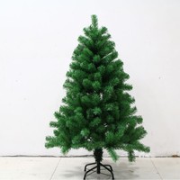 Sapin de Noël Artificiel en PVC, Aiguilles de Pin Denses, Vert, sur Pied, Personnalisable, Plusieurs Tailles, Décoration de Fêtes pour la Maison