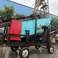 Neue Mobile 1237-3 Deck 3-Schicht-Vibrationssiebmaschine für den tragbaren Einsatz im Steinbruch zur Mineralien- und Erzsortierung