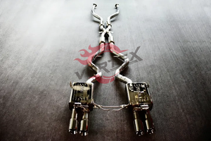 Escape Catback VORTEX SUS304 Valvetronic para BMW E90/E93 M3 4.0L V8 2007-2013, Puntas Cuádruples, Instalación Directa - Product Image 5