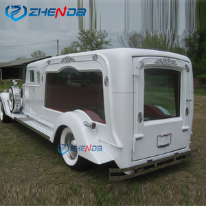 Transporte especial Vehículo funerario de 4 ruedas Carro de ataúd de coche fúnebre clásico eléctrico elegante con techo y ventanas laterales - Product Image 3