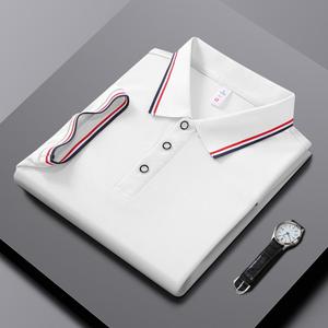 <span class=keywords><strong>Polo</strong></span> sportiva Casual da uomo con maniche corte da uomo con colletto da Golf traspirante da estate ad asciugatura rapida camicia a maniche corte da uomo - Product Image 6