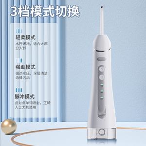 Irrigateur Oral Électrique Portable Sans Fil 300ML Mini <span class=keywords><strong>Hydropulseur</strong></span> Rechargeable pour le Nettoyage des Dents Soins Buccaux - Product Image 6