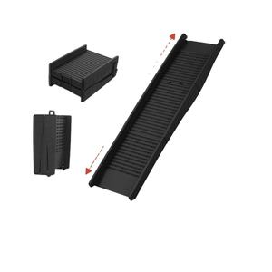 फैक्टरी कस्टम पालतू सीढ़ी रैंप बड़े कुत्तों के लिए Foldable कुत्ते कार रैंप काले कदम कार - Product Image 1