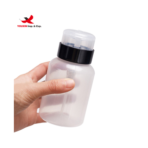 Flacon vide en plastique pour démaquillant de 220 ml, flacon de cosmétique, tonique, vaporisateur pour soins de la peau, flacon de dissolvant pour vernis à ongles avec pompe à pression - Product Image 3