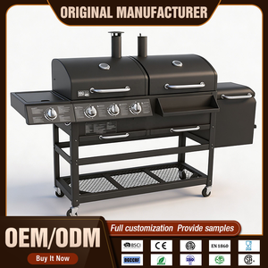 Jardin extérieur grand <span class=keywords><strong>barbecue</strong></span> au <span class=keywords><strong>gaz</strong></span> et au charbon de bois combiné <span class=keywords><strong>barbecue</strong></span> sans fumée <span class=keywords><strong>barbecue</strong></span> commercial gril - Product Image 1