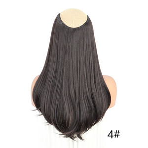 วิกผมแบบชิ้นเดียวรูปตัววี ไร้รอยต่อ เพิ่มวอลลุ่ม ผมสั้นคลุมไหปลาร้า  ต่อผมแบบมองไม่เห็น - Product Image 6