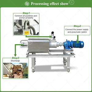 เครื่องกำจัดตะกอนจากมูลม้าแบบหมุนได้เครื่องอัดกากตะกอนไก่ชุบไฟฟ้า - Product Image 4