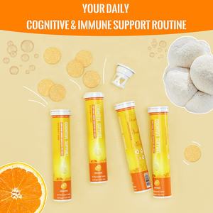 ויטמין c הראשון בעולם של ויטמין C רעמת האריה של פטריות תמיכה קוגניטיבית חיסונית לוח פרטי תווית מבוגרים נשים בהריון - Product Image 2