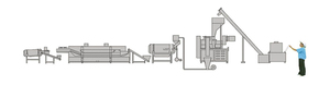 Ingrédients Kurkure, Machines à Kurkure, Machine extrudeuse de Kurkure, Machine extrudeuse de Kurkure cuite au four, Prix de la machine extrudeuse de Kurkure - Product Image 3