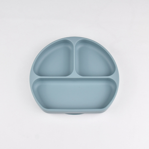 Best Selling Silicone Baby Feeding Plate Portion Control Strong Suction Bottom Flexible Food Grade Durable Non <b>Slip</b> Dish - Product Image 3