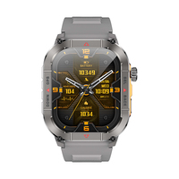 Reloj inteligente Karen M 3ATM GPS HK84, pantalla AMOLED de 1.952 pulgadas, batería de 400mAh, entrenamiento GPS, Mensaje de llamada, brújula, altitud