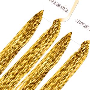 Cadena de Joyería al por Mayor de Moda, Collar con Colgante Unisex, Cadenas Italianas de Acero Inoxidable para Mujer, Regalo de Joyería para el Día de San Valentín - Product Image 4