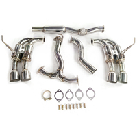 Système d'échappement Catback en acier inoxydable pour Subaru Impreza WRX/STI 2.0T 2015 et plus, type silencieux Catback