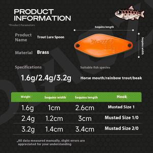 Señuelo <span class=keywords><strong>de</strong></span> Pesca Mustad con Anzuelo Simple para Trucha, Brillante, Micro Stream, Boca <span class=keywords><strong>de</strong></span> Caballo, White Stripper, Topmouth Culter, <span class=keywords><strong>Cebo</strong></span> Artificial para Pesca <span class=keywords><strong>de</strong></span> <span class=keywords><strong>Cerdo</strong></span> - Product Image 4