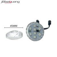 Lampes LED RGB à points programmables DC24V 45mm IP67 étanches pour parcs d'attractions, production en usine