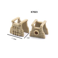 En gros, Accessoires de casque pour figurines miniatures, Pack de miniatures, Ensemble de sacs à dos, Ensemble de gilets pour équipement de figurines, Ensemble de blocs de construction