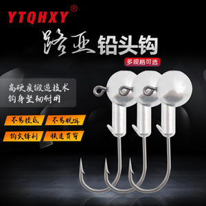 Anzuelo de pesca con cabeza de jig XY-513 de 3.5g a 19g, señuelo para lubina, anzuelo súper fuerte para cebo blando, para pesca con señuelos. - Product Image 3