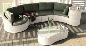 Ensemble de canapés en rotin tressé pour l'extérieur, confortable, pour patio - Product Image 5