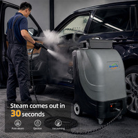 Máquina de Limpieza de Alfombras Comercial, Máquina de Lavado de Autos a Vapor, Extractor de Lavado de Autos para Limpieza Profunda de Tapicería Interior de Automóviles