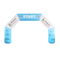 Arco Inflable Personalizado para Competencias Deportivas, Arco de Aire para Publicidad, Eventos y Promoción de Campamentos con Exhibición de Logotipo