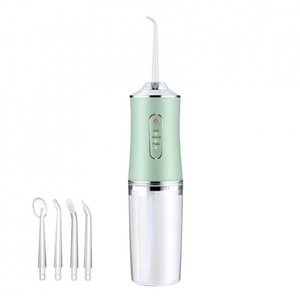 Hydropulseur électrique portable, réservoir de 300 ml, 4 embouts, rechargeable, pour adultes, soins bucco-dentaires - Product Image 5