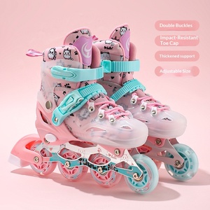 Patines en Línea Ruidongle para Principiantes, con Frenado Seguro, Soporte Acolchado Suave y Ruedas con Luces para Niñas - Product Image 6