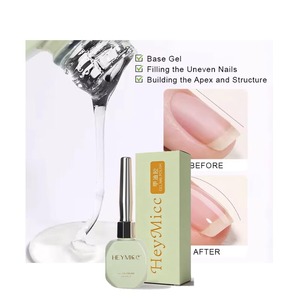 Base Gel Caoutchouc Super Adhésif Sans HEMA Transparent Longue Durée pour Ongles – Idéal Salons - Product Image 1