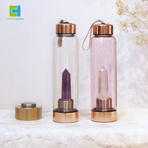 Botella <span class=keywords><strong>de</strong></span> Cristal <span class=keywords><strong>de</strong></span> Agua <span class=keywords><strong>de</strong></span> Primera Calidad para Sanación Energética y un <span class=keywords><strong>Estilo</strong></span> <span class=keywords><strong>de</strong></span> <span class=keywords><strong>Vida</strong></span> <span class=keywords><strong>Saludable</strong></span> - Product Image 4