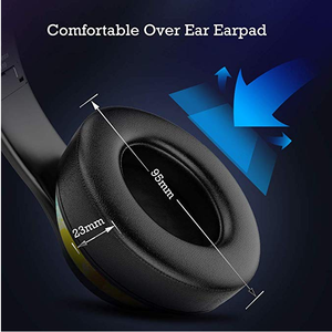 Qilian Tốt Nhất <span class=keywords><strong>Studio</strong></span> Không Dây Biểu Tượng Tùy Chỉnh LED Ánh Sáng Thương Hiệu <span class=keywords><strong>Bluetooth</strong></span> Trên Tai Tai Tai Nghe Headband <span class=keywords><strong>Bluetooth</strong></span> 5.3 Bass Tai Nghe - Product Image 5