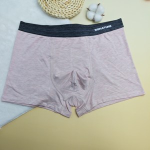 Calzoncillos bóxer de punto de algodón/spandex para hombre - Ropa interior deportiva transpirable de secado rápido con logo en la cintura, tallas L-3XL, cinturilla suave y orgánica - Product Image 2