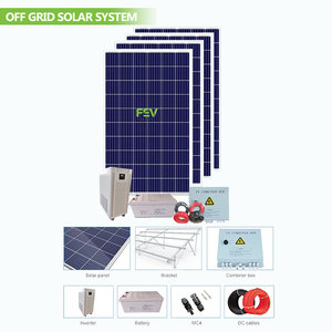 Complete Solar Power System with 15kW-20kW Solar Panels, Including <b>Batteries</b> and System; Custom Solar Power System. - Product Image 4