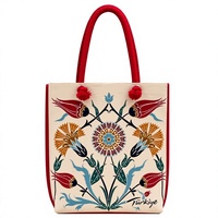 Sac fourre-tout vintage DAFNI BIG PAZAR en toile unie à motif œil, fermeture éclair, doublure en coton brodé, toutes saisons, pour le shopping