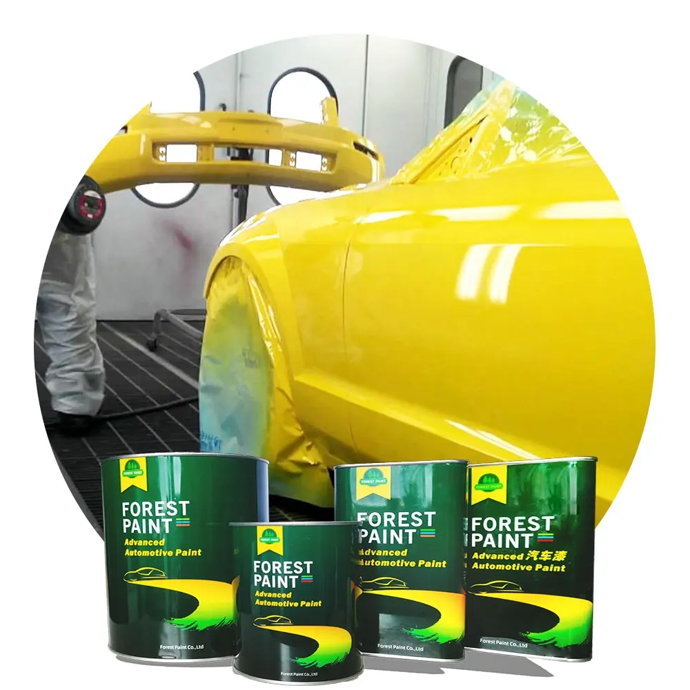 Forest High solid and Easy to Spray Clearcoat Clear Lacquer Spray Paint Clear Coating for Cars pintura automotriz