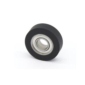 Roulettes de porte et de fenêtre en PVC noir fournies par le fabricant Roulements S685ZZ revêtus de roulements 5*16*5mm Poulies et roues de guidage - Product Image 2