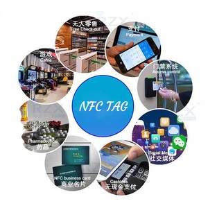 GSC ISO14443A HF Wet Inlay RFID Sticker Roll Petite taille 11*21mm 213 NFC Tag Programmable PET Label Cartes de visite Paiement - Product Image 5