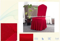 En gros, Ensemble de nappes de fête à volants plissés élastiques et de housses extensibles argentées pour pieds et dossier de chaise, pour mariage et salle à manger