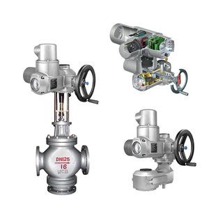 ระบบควบคุมสามทางแบบจีนพร้อมตัวกระตุ้น AUMA รุ่น SA และชุดเกียร์ - Product Image 2