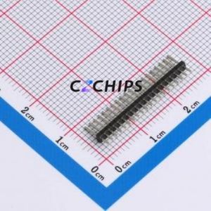 PZ1.27-UP1D-20A Pin Header Through hole Component (THT),P=1.27mm Connector 1x20P 1.27mm Pin Header Through Hole - Product Image 2