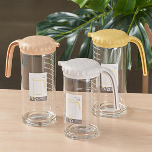 Botella de Vidrio Color Macaron para Aceite con Tapa, Forma Cilíndrica, 650 ml, Uso en Cocina, Diseño Hermético a Prueba de Fugas - Product Image 2